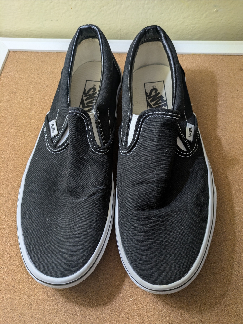 Vans Black Canvas Slip-On Loafers for Men Or Women - Picture 2 of 6